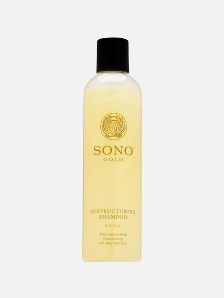 Восстанавливающий шампунь Gold Shampoo, Sono