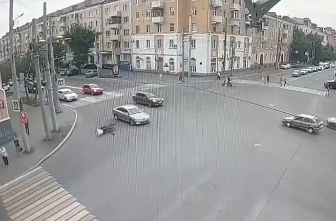 Момент аварии попал на видео | Источник: Госавтоинспекция Кургана