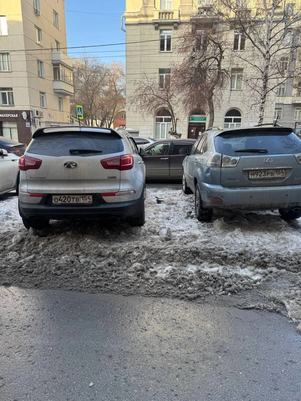 Читательница возмущена такой парковкой | Источник: Читательница Любовь