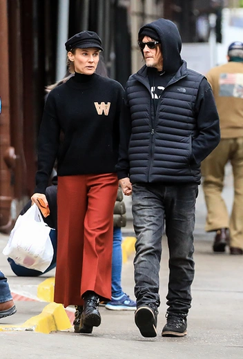 Диана Крюгер и Норман Ридус в Нью-Йорке | marieclaire.ru