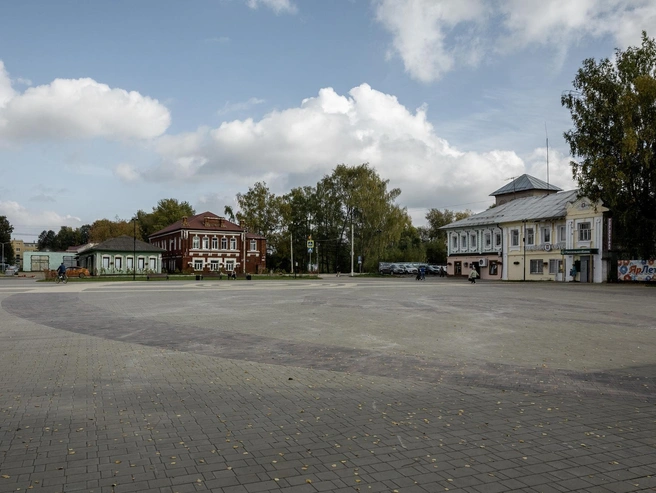 В Гаврилов-Яме центральная площадь тоже Советская | Источник: Александр Куренной / 76.RU