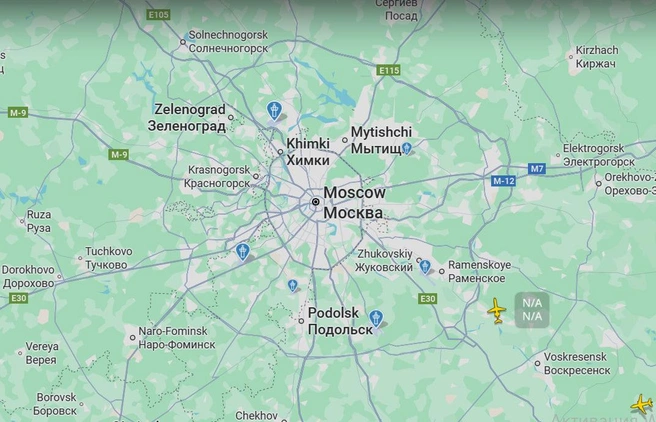 Источник: flightradar24.com