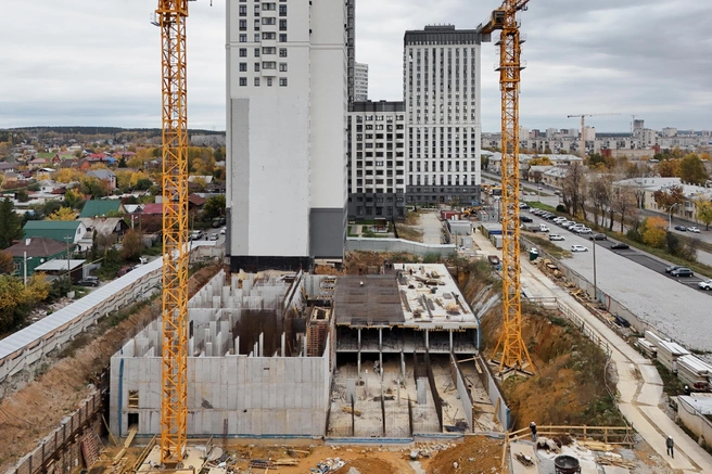 Подземный двухуровневый паркинг почти готов&nbsp;— можно двигаться дальше | Источник: PRINZIP