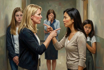 Two sixth-graders' fight after school sparks war between their mothers