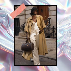 Пижамный шик: шелковый топ и брюки — главное комбо весны 2026