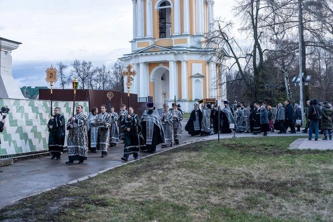 Служба прошла накануне вечером | Источник: Соцсети Рязанской Епархии