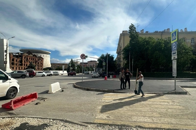 Улицу Советскую в Волгограде сужают ради зоны платной парковки