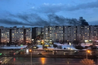 Пожар на Малиновского охватил 400 квадратных метров