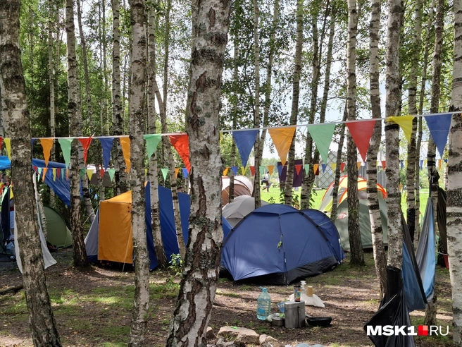 Палаточный лагерь | Источник: Серафима Путиева / MSK1.RU