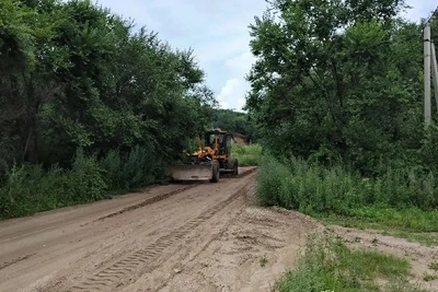 В Благовещенске за неделю прогрейдировали 30 км дорог