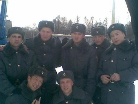 Швайгерт&nbsp;— внизу справа | Источник: Садула Харчиев / ВКонтакте