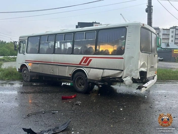 В ДТП пострадал один пассажир | Источник: Госавтоинспекция города Бийска