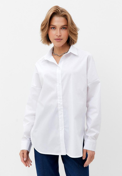 Рубашка Minaku, цвет: белый, MP002XW0JPV5 — купить в интернет-магазине Lamoda
