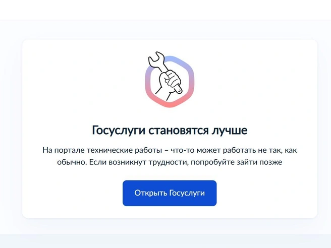 Многие пользователи видят такое успокаивающее объяснение | Источник: esia.gosuslugi.ru