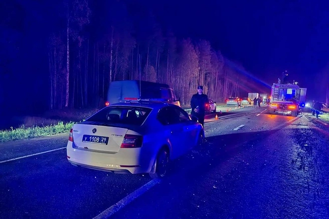 Компания-перевозчик будет помогать семьям погибших в аварии с их автобусом | Источник: УМВД по Архангельской области / Vk.com