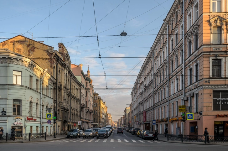 Вид улицы Некрасова в 2014 году | Источник: Alex Fedorov, https://commons.wikimedia.org/