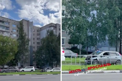 Трое пострадали в массовом ДТП на проспекте Авиаторов