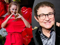 На 60-летие мужа Полина Диброва презентовала ему себя в коробке