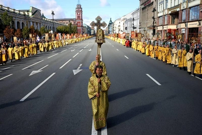 Как прошел крестный ход в Петербурге