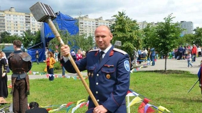 Бывший милиционер выступил в казачество | Источник: Вячеслав Душенко / vk.com