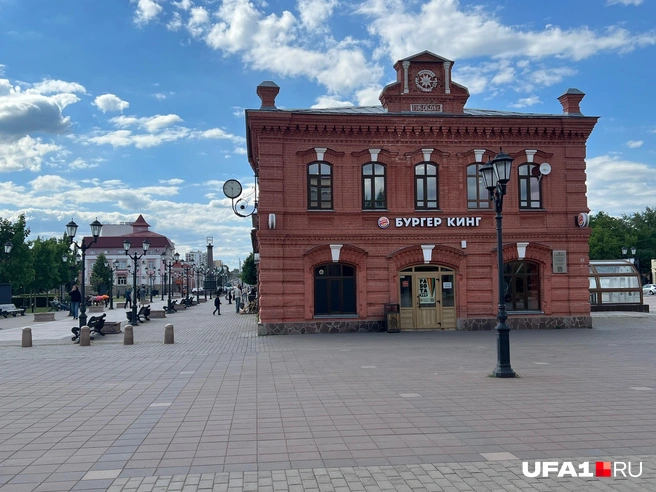 Здесь были торговые ряды, но их снесли | Источник: Андрей Бирюков / UFA1.RU