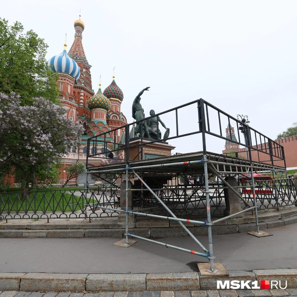 Конструкции на Красной площади | Источник: Артем Устюжанин / MSK1.RU