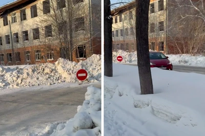 Novosibirsk Road Closure Causes 20-Minute Minibus Walk