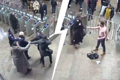 Нападение на инспектора метро: двое пьяных, приговор, видео