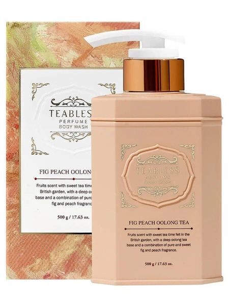 Парфюмированный гель для душа «Инжир, Персик» Teabless Fig Peach Oolong Tea Perfume Body Wash 