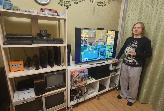 В коллекции Игоря Давыдова 20 приставок разных поколений и комплектаций | Источник: Игорь Давыдов