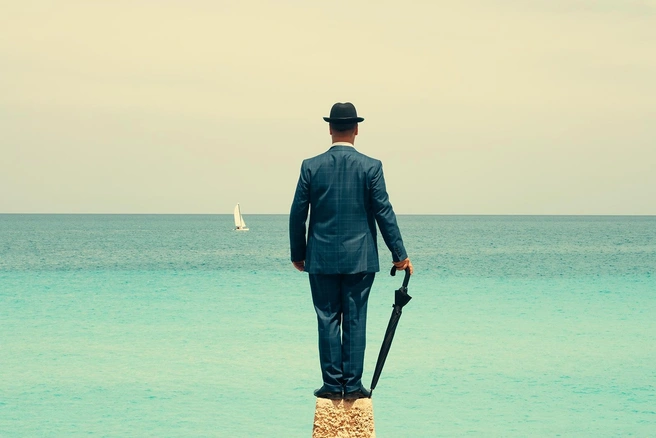 Один из снимков серии «Карибские мечты». На снимке сам Евгений | Источник: Евгений Доманов