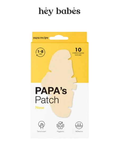 Гидроколлоидные патчи для очищения сальных нитей на носу Papa Recipe Papa's Patch Nose
