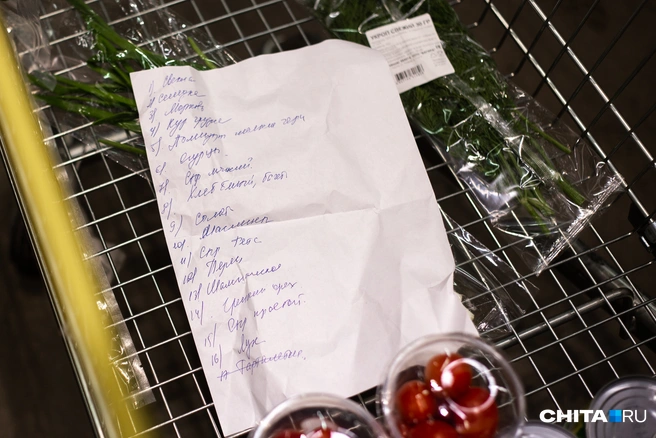 Один из полезных лайфхаков&nbsp;— составлять список продуктов перед походом в магазин | Источник: Ксения Филимонова / IRCITY.RU