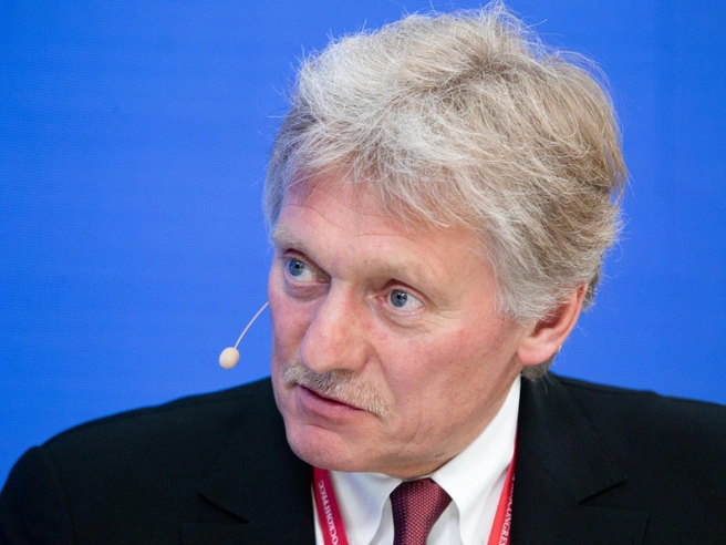 Дмитрий Песков, комментируя атаку на Петербург, заявил, что ответы РФ носят системный характер | Источник: Дмитрий Толстошеев / MSK1.RU