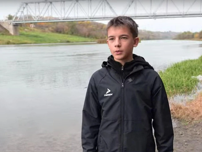 К счастью, мальчики остались живы благодаря Сергею | Источник: Правительство Воронежской области / Vk.com