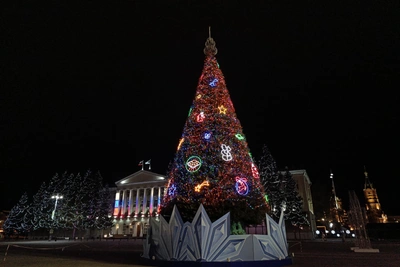 Центральную площадь Кургана оградят в новогоднюю ночь