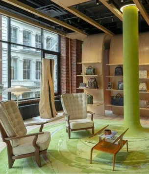 Обновленный шоурум Longchamp в Нью-Йорке по дизайну Heatherwick Studio