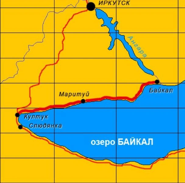 Карта КБЖД | Источник: ru.wikipedia.org