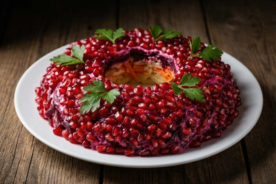 Гранатовый браслет: простой рецепт для новогоднего стола