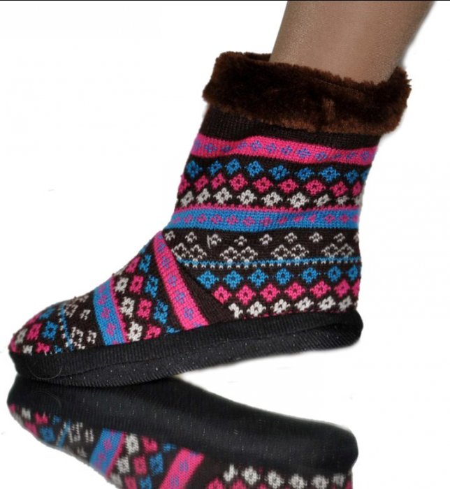 Теплые вязанные мелочи -носки-тапо...