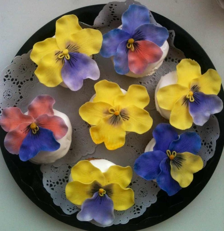 Ванильные капкейки 