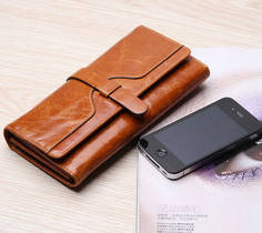 Женский кошелек натуральная кожа...