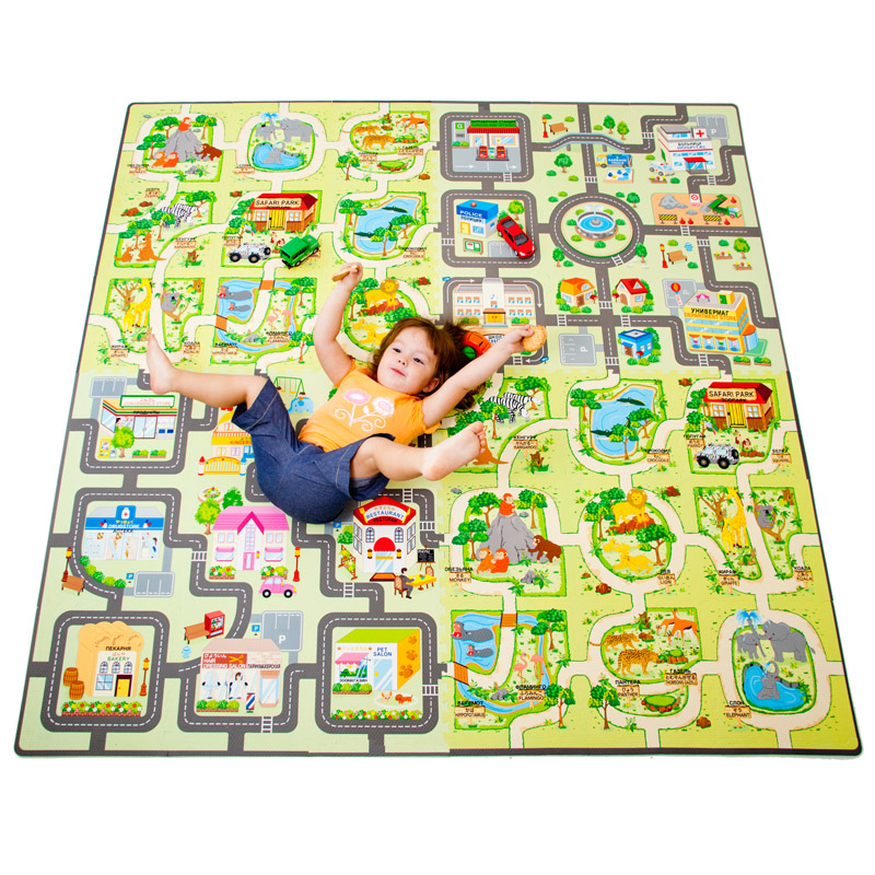 Сбор заказов. Мягкий пол и мебель...