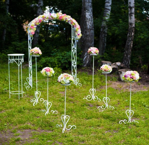 Ажурная арка для выездной регистра...