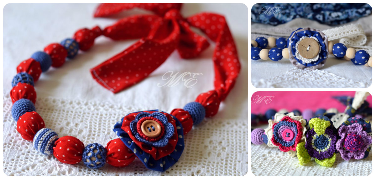 Вязаные украшения в наличии и на з...