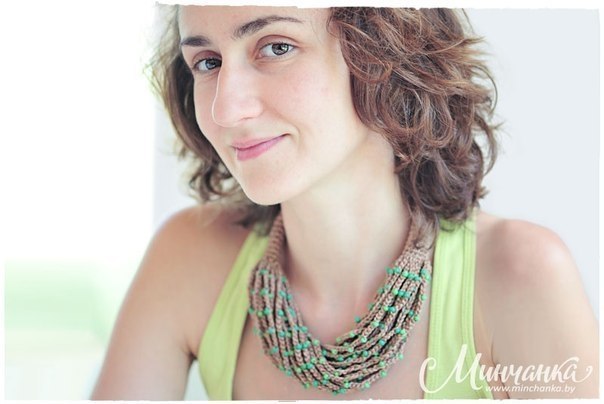 ВЯЗАНЫЕ БУСЫ www.liveinternet.ru/u...