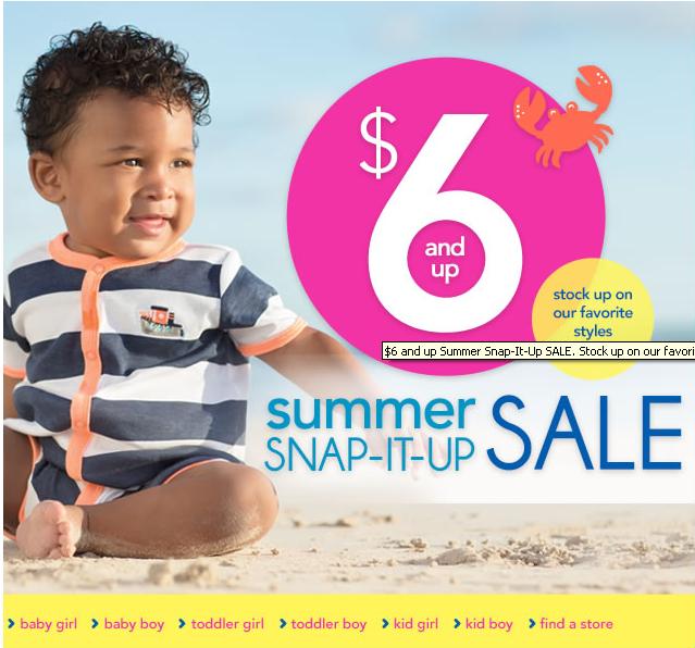 Распродажа на Carters продолжается...