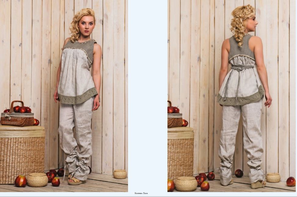 Фантазия из льна. Коллекция Яблочн...