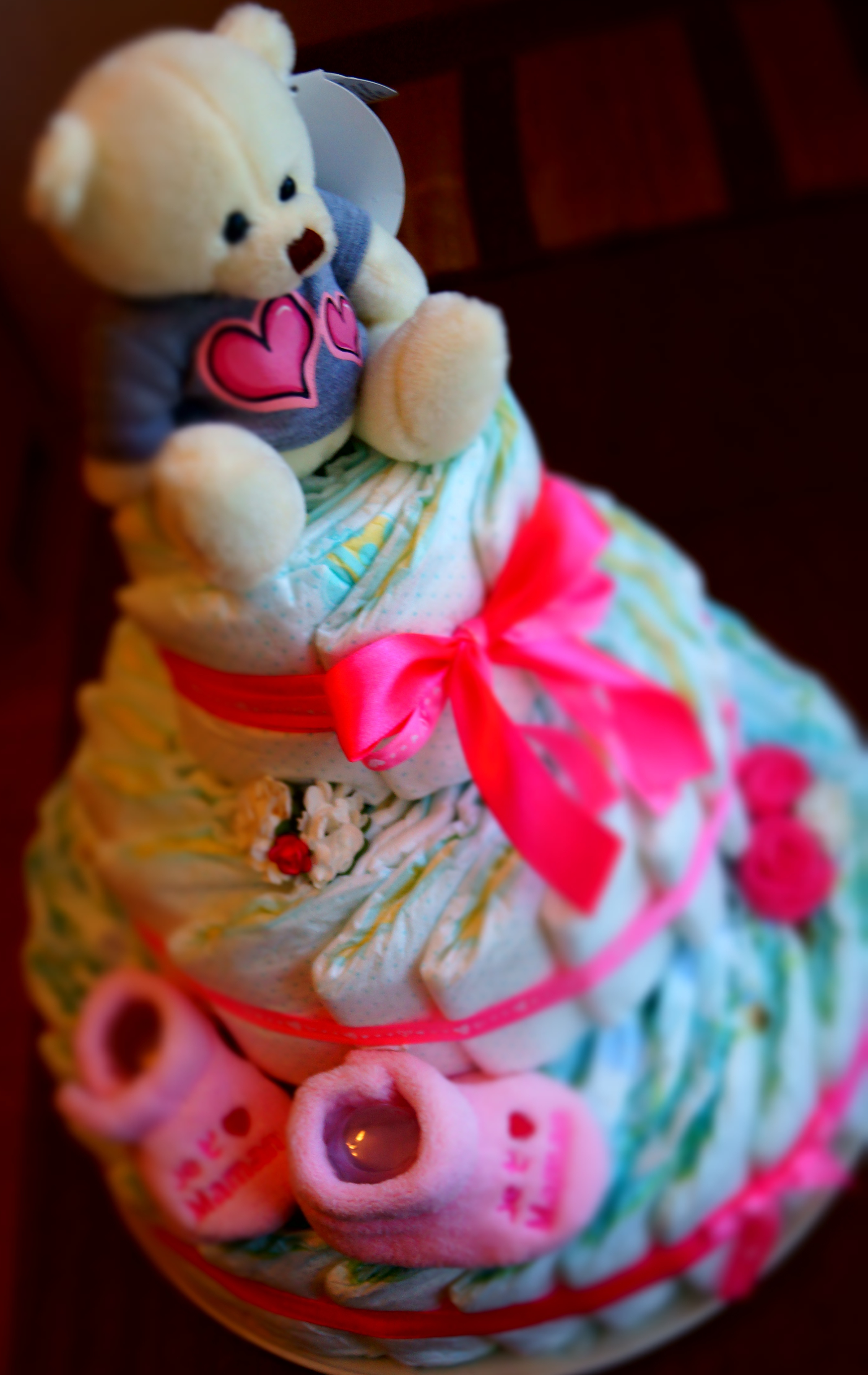 Торт из памперсов для девочки! 
Со...