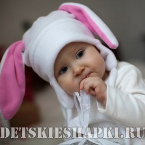 Забавные флисовые шапочки с ушками...